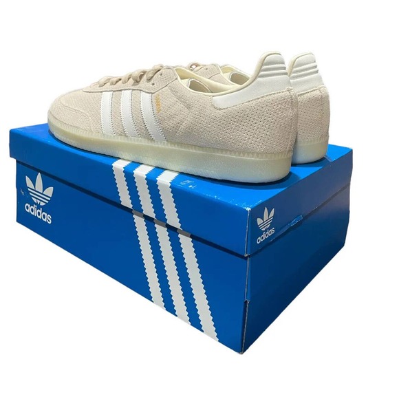 Adidas Samba OG Men Casual Retro Shoe Wonder White Athletic Sneaker - Picture 11 of 11